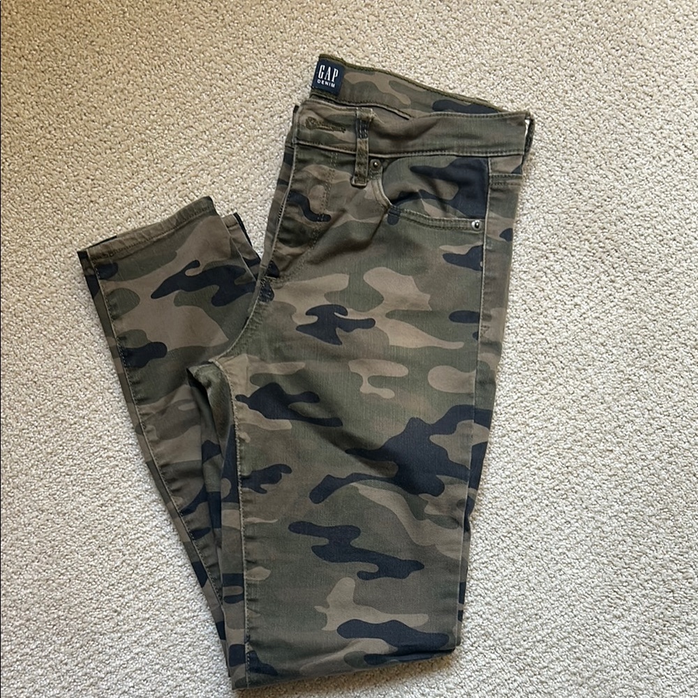 GAP Women's Skinny Jeans - Camouflage